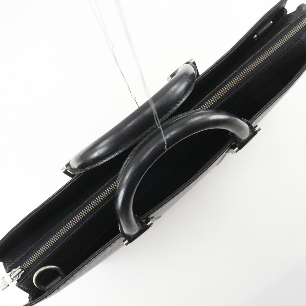 Louis Vuitton Porte Documents Taiga Ardoise Black — view 5