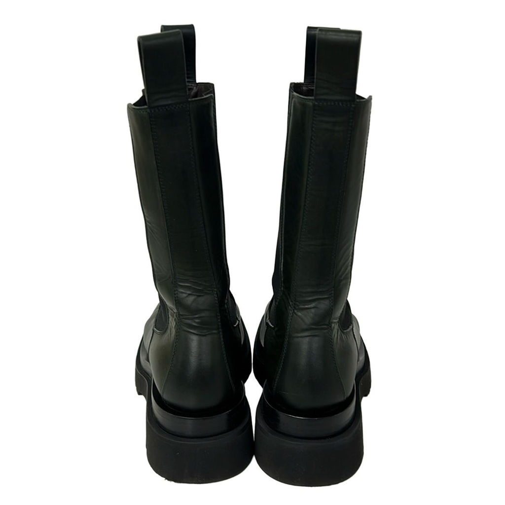 Bottega Veneta Boots 38 LadyKhaki Black Leather — view 3