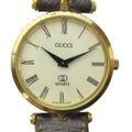 Gucci Watch Sherry Line Leather leto B-man Gold