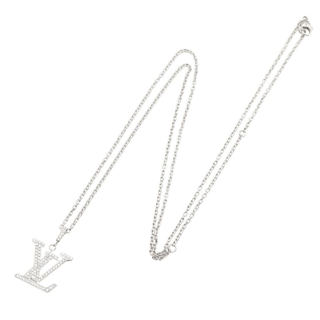 Louis Vuitton Necklace Pendentif Diamond 45 55 cm 18k White Gold — view 2