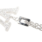 Louis Vuitton Necklace Pendentif Diamond 45 55 cm 18k White Gold — view 6