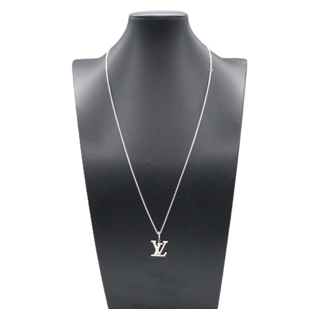 Louis Vuitton Necklace Pendentif Diamond 45 55 cm 18k White Gold — view 8