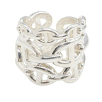 Hermes Ring Chaine D'ancre 925 Sterling Silver