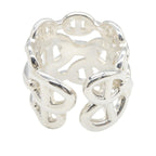 Hermes Ring Chaine D'ancre 925 Sterling Silver