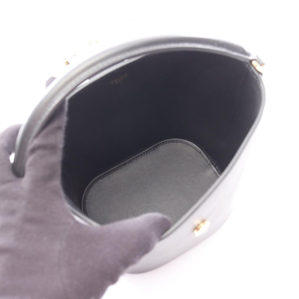 Celine Handbag Small Louis Bucket 2-Way Black Leather Small — view 3
