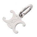 Celine Key Holder Triomphe Charm Silver