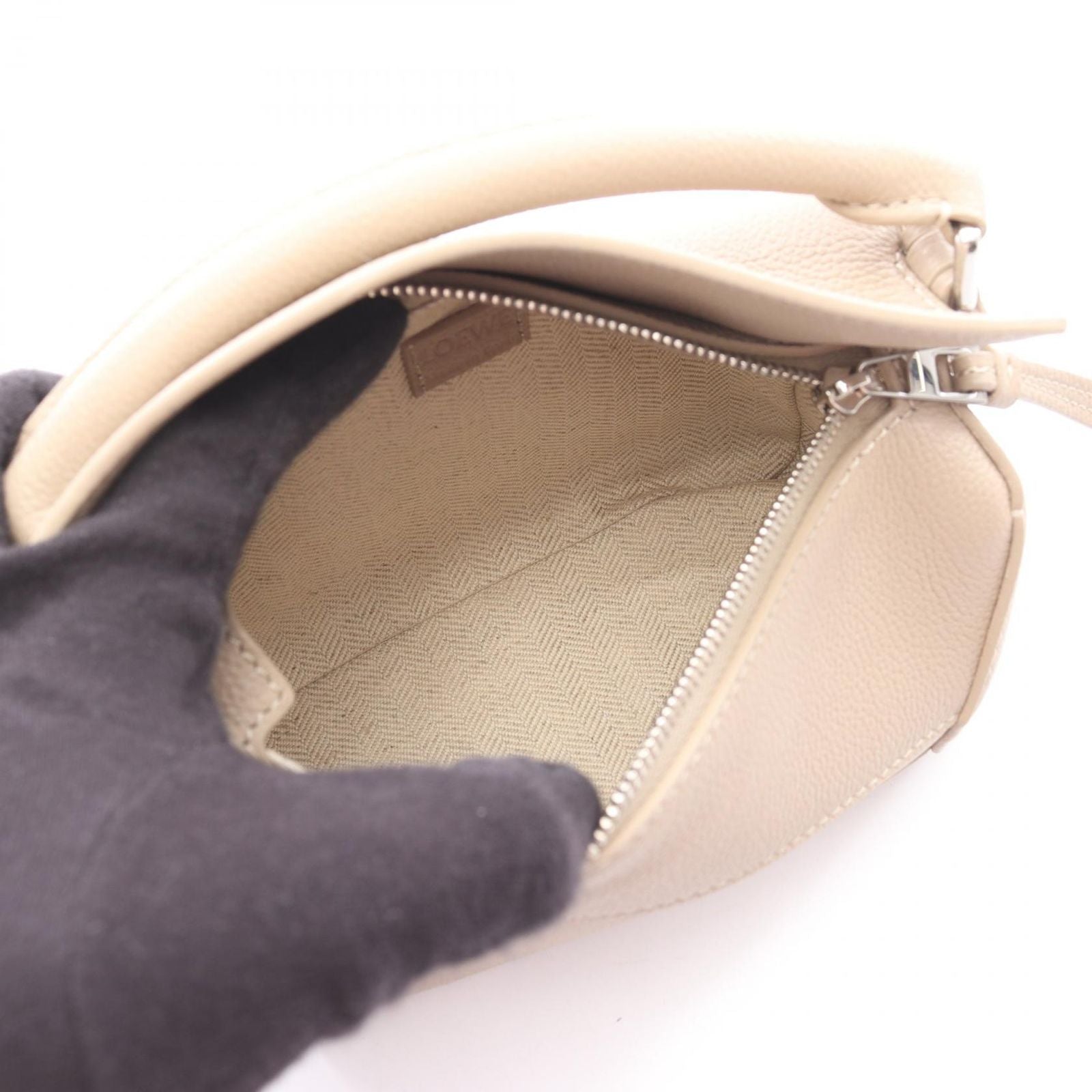 Loewe Handbag Puzzle Edge Mini 2-Way Cles Leather Bag — view 3