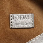 Loewe Handbag Puzzle Bag Mini 2-Way Silver Leather Edge — view 4