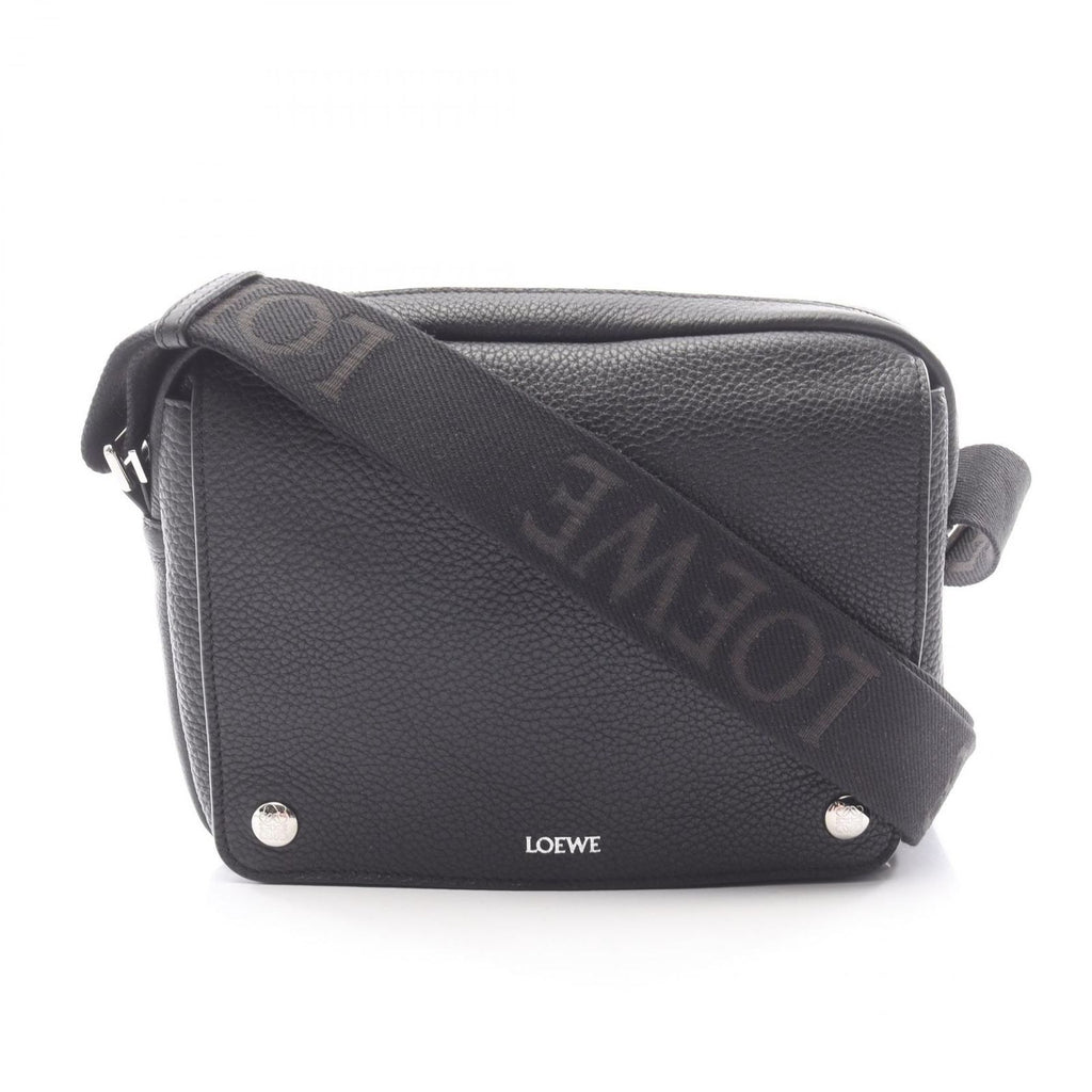 Loewe Shoulder Bag Pebble Black Leather