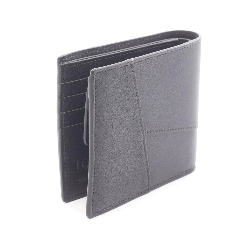 Loewe Bifold Wallet Puzzle Coin Black Leather — view 2