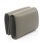 Loewe Trifold Wallet Khaki Green Leather — view 2