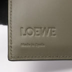 Loewe Trifold Wallet Khaki Green Leather — view 5