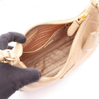 Prada Edition Re-Nylon Mini Bag Beige Nylon Saffiano Leather — view 3