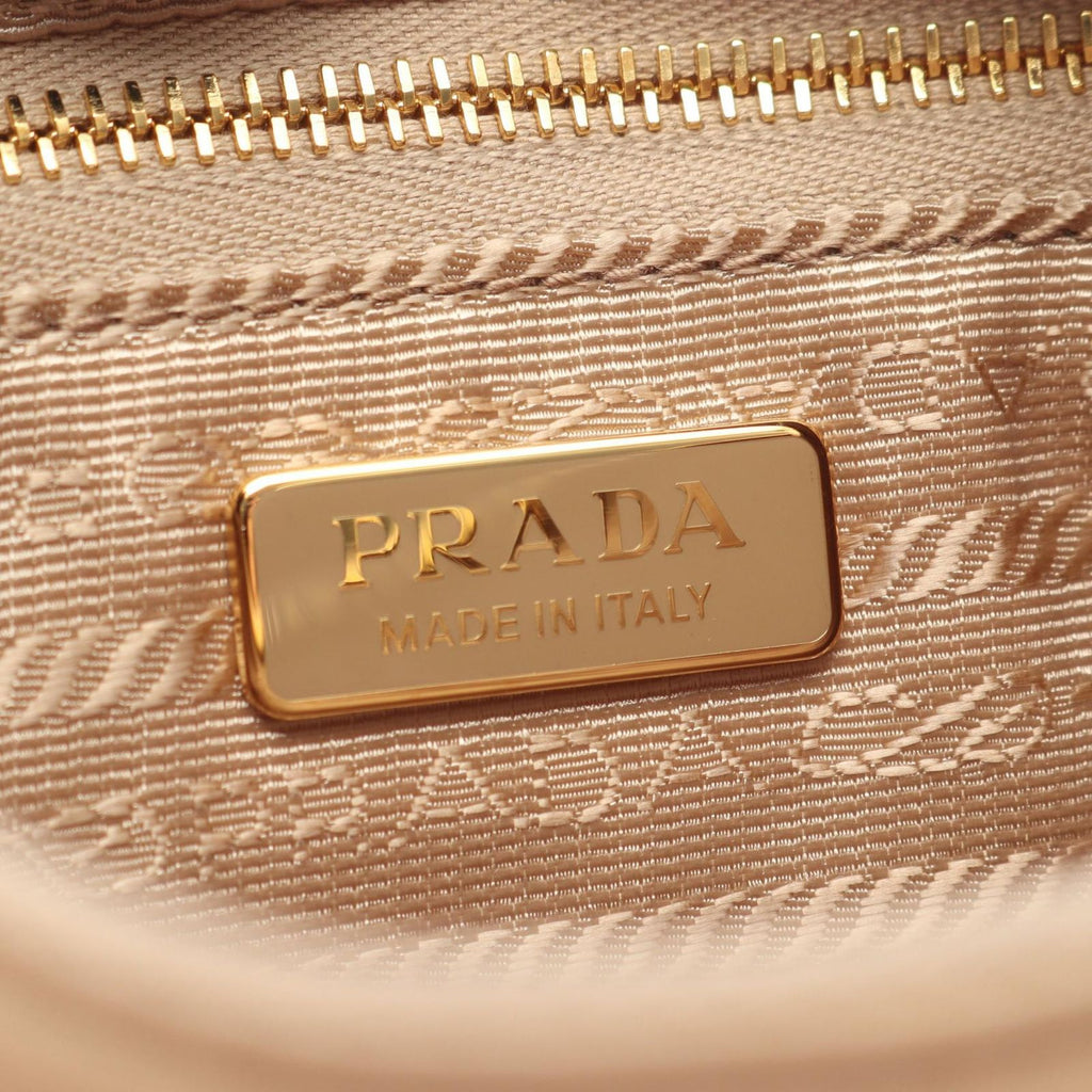Prada Edition Re-Nylon Mini Bag Beige Nylon Saffiano Leather — view 4