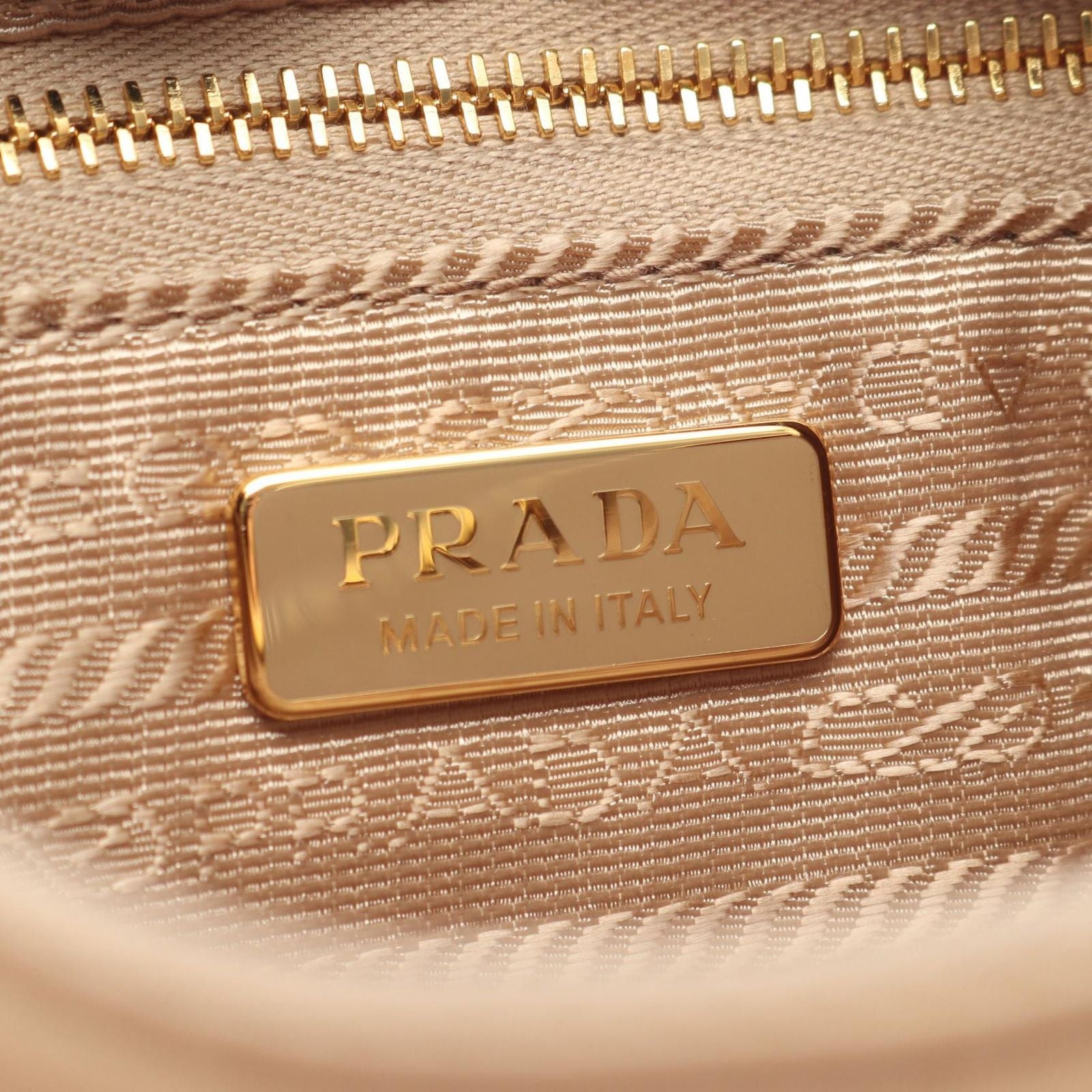Prada Edition Re-Nylon Mini Bag Beige Nylon Saffiano Leather — view 4