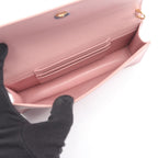 Prada Shoulder Bag Saffiano Pink Leather — view 3
