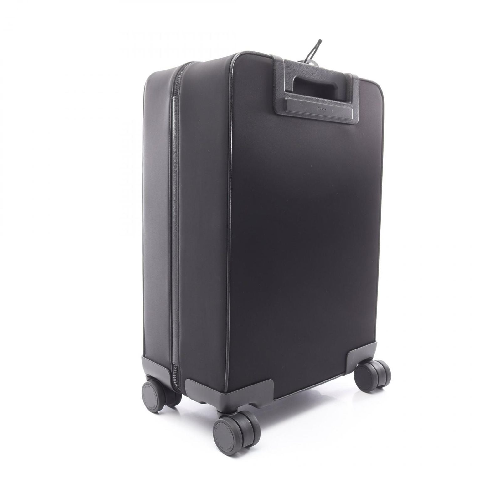 Prada Travel Bag Trolley Black Nylon Saffiano Leather — view 2