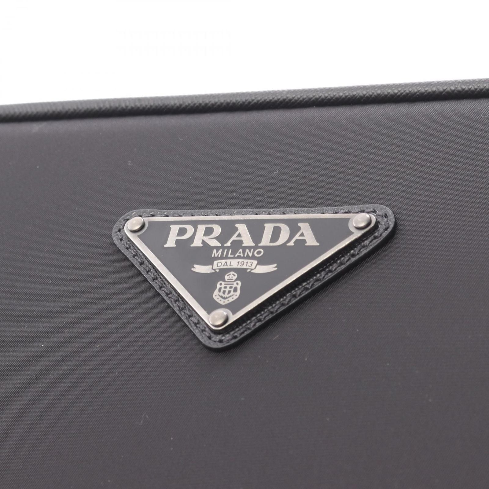 Prada Travel Bag Trolley Black Nylon Saffiano Leather — view 4