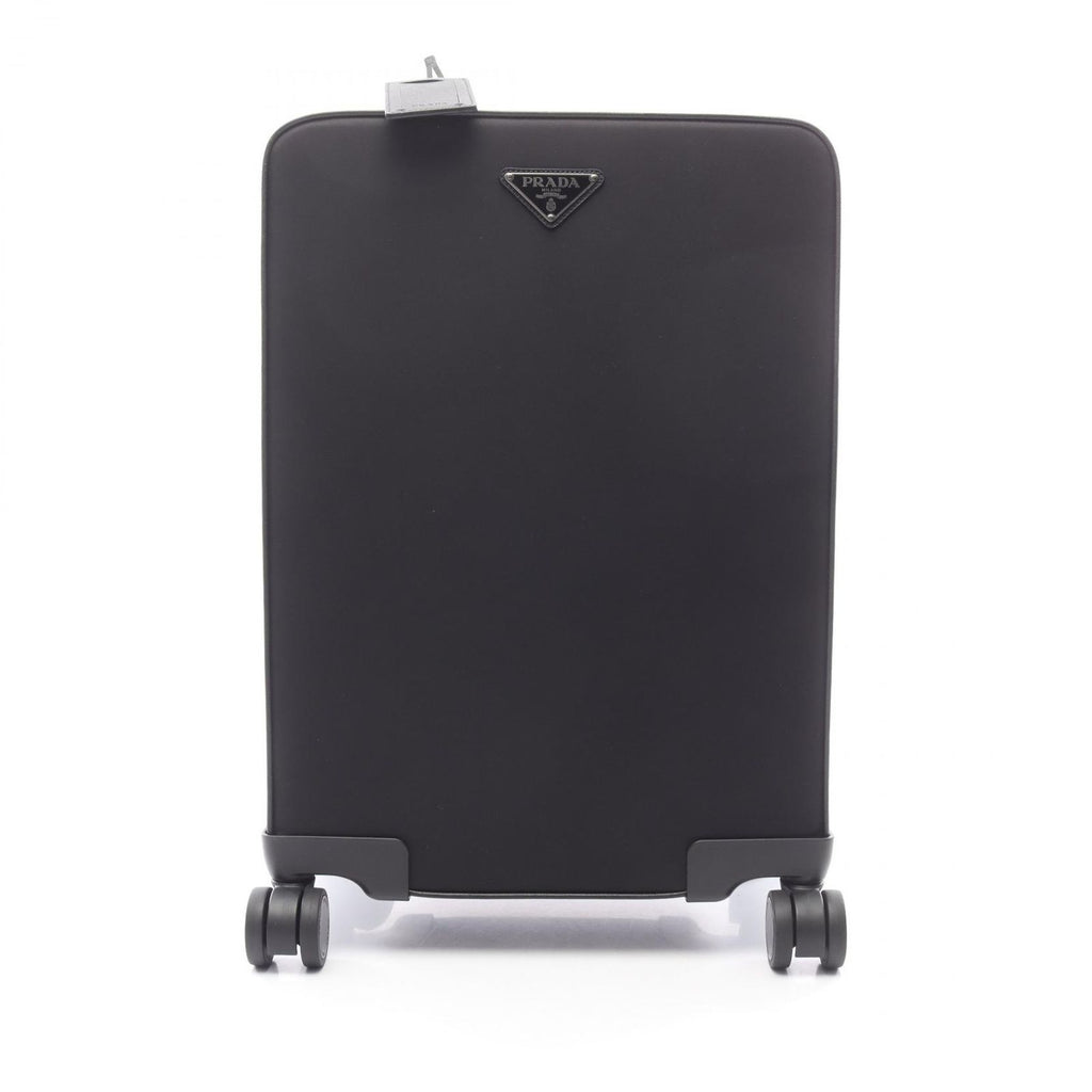 Prada Travel Bag Trolley Black Nylon Saffiano Leather