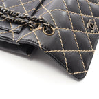 Chanel Shoulder Bag Wild Stitch Black Leather Chain — view 9
