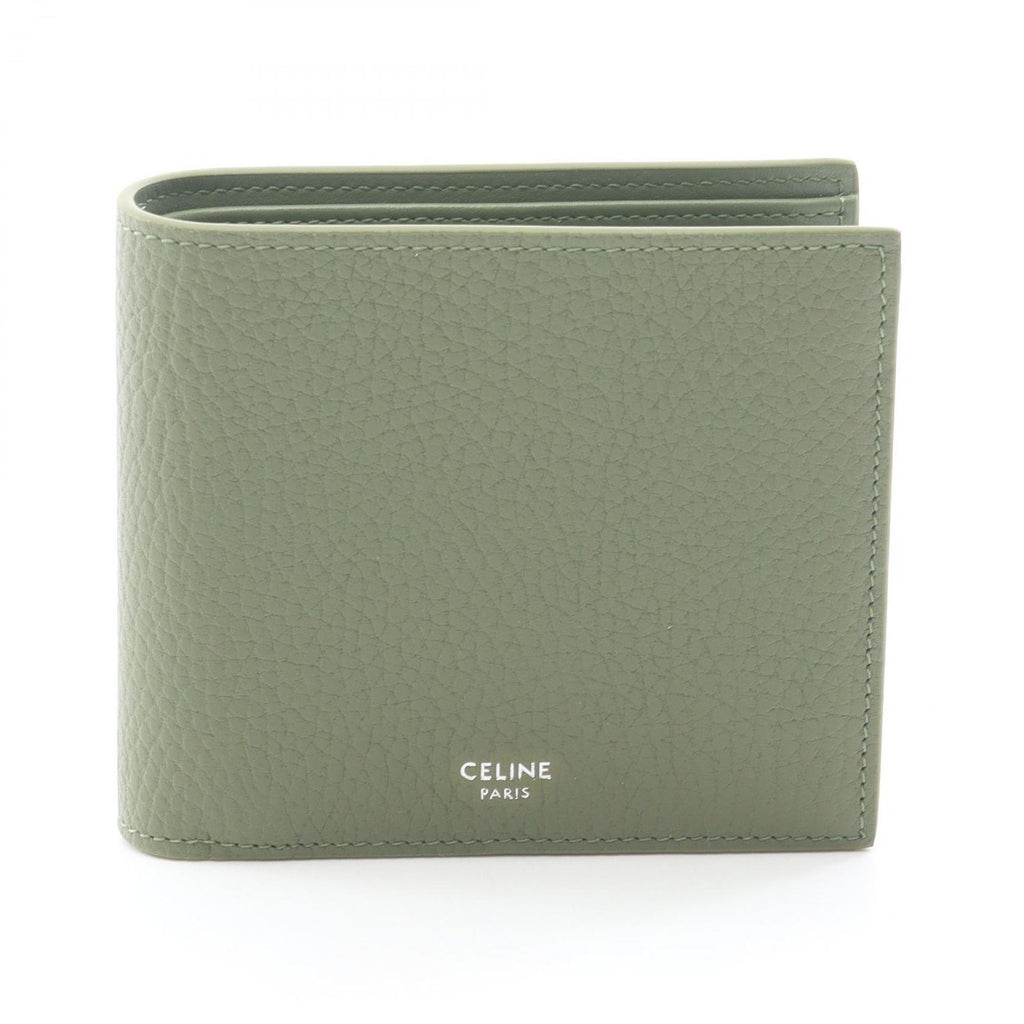 Celine Bifold Wallet Light Khaki Leather