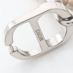 Dior Bracelet CD Icon Braid Leather Double Beige Stainless Steel — view 4