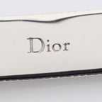 Dior Bracelet Guilloche Chain Link Logo Plate Silver Stainless Steel — view 5