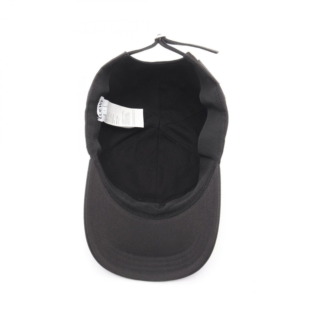 Loewe Cap Logo Embroidery Baseball Black Cap Hat — view 3