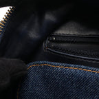 Chanel Handbag CC Logo Vanity 2-Way Denim Blue CC Shoulder — view 7
