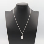 Chanel Necklace Door Motif 37.5 40 cm 18k White Gold — view 5