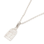 Chanel Necklace Door Motif 37.5 40 cm 18k White Gold