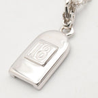 Chanel Necklace Door Motif 37.5 40 cm 18k White Gold — view 4