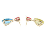 Dior Earrings Citrine Topaz Tourmaline 18k