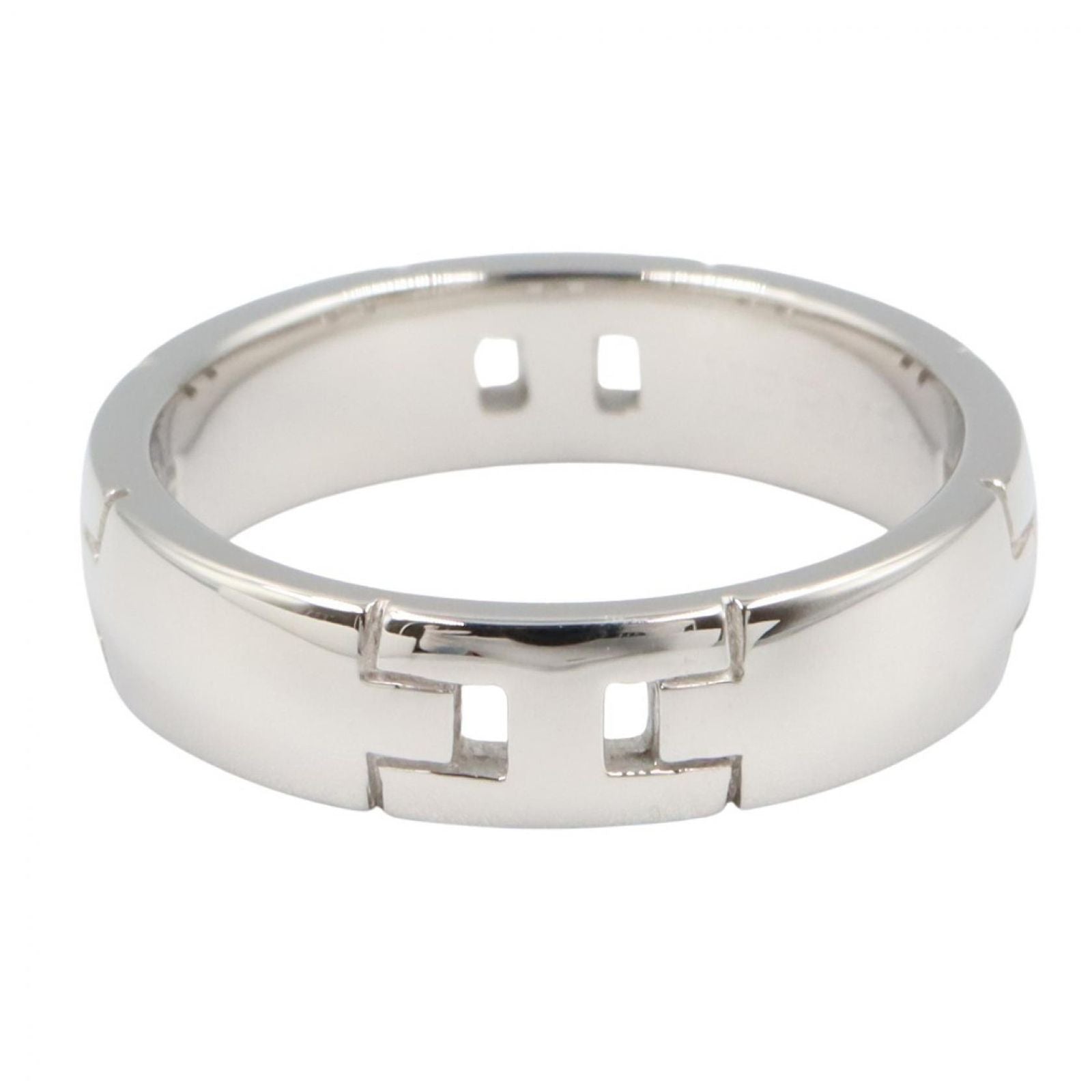 Hermes Ring 18k White Gold