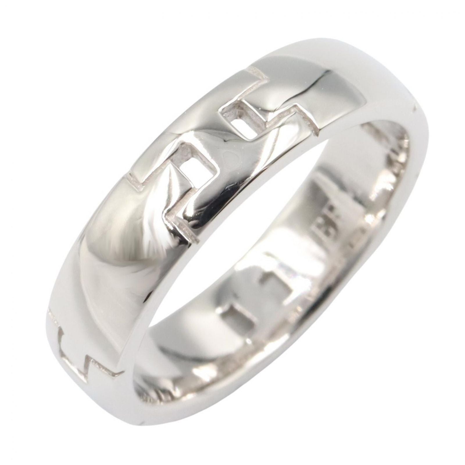 Hermes Ring 18k White Gold