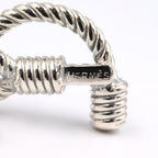 Hermes Earrings Rope 925 Sterling Silver — view 4