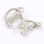 Hermes Earrings Rope 925 Sterling Silver — view 6