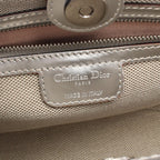 Dior Tote Silver Leather Trotter — view 4