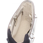 Dior Tote Silver Leather Trotter — view 3