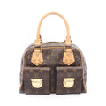 Louis Vuitton Handbag Manhattan PM Monogram Canvas Leather