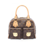 Louis Vuitton Handbag Manhattan PM Monogram Canvas Leather