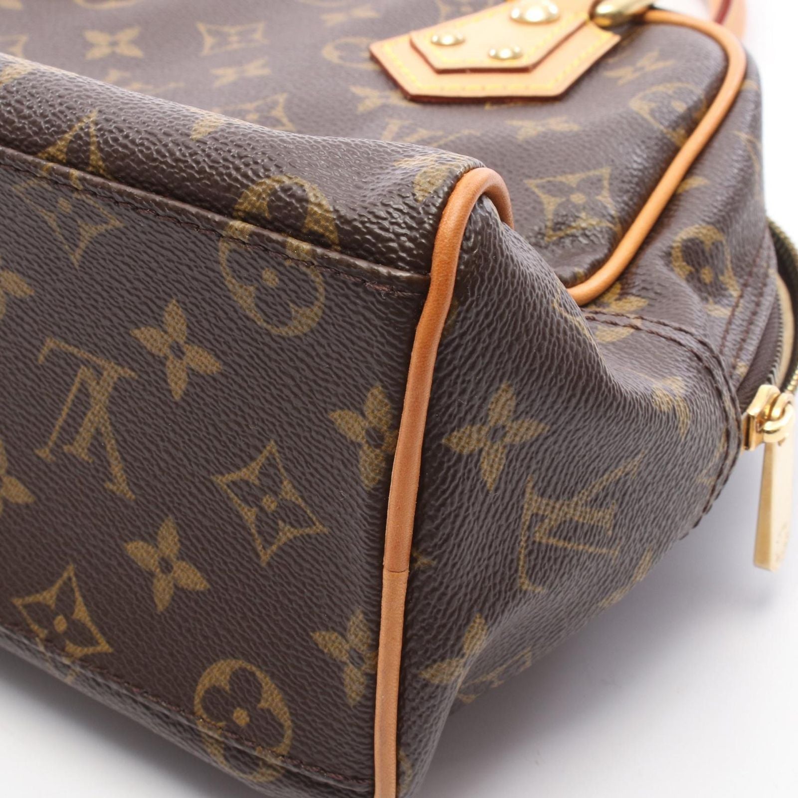 Louis Vuitton Handbag Manhattan PM Monogram Canvas Leather — view 8