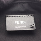 Fendi Boston Bag FF Jacquard Duffle 2-Way Black Canvas Leather Duffel — view 4