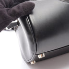 Fendi Boston Bag FF Jacquard Duffle 2-Way Black Canvas Leather Duffel — view 6