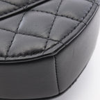 Chanel Shoulder Bag Quilted Heart Black Lambskin — view 8