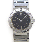 Bvlgari Watch Date Black Dial SS Quartz Analog