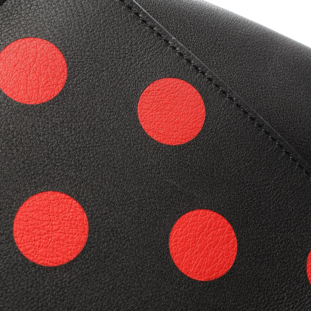 Loewe Handbag Hammock Black Red Dot Print Leather — view 9