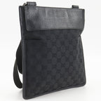 Gucci GG Canvas Black Shoulder Bag — view 3