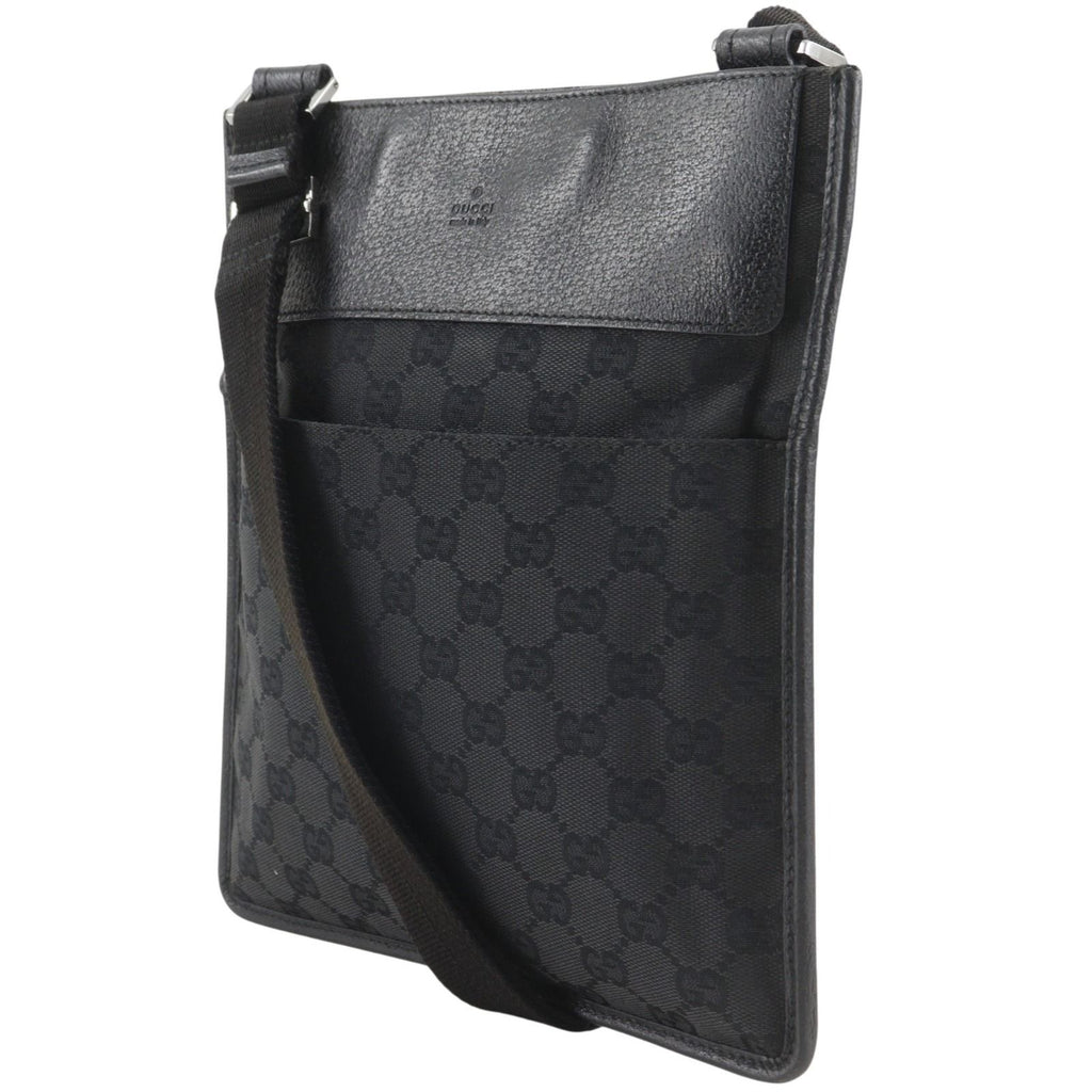 Gucci GG Canvas Black Shoulder Bag — view 2