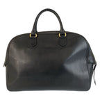 Gucci Snake Black Gold Leather Boston Bag — view 2